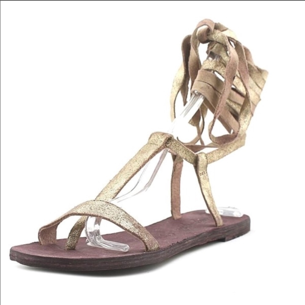 NWT: Lace Up Free People Dahlia Lace Up Sandal